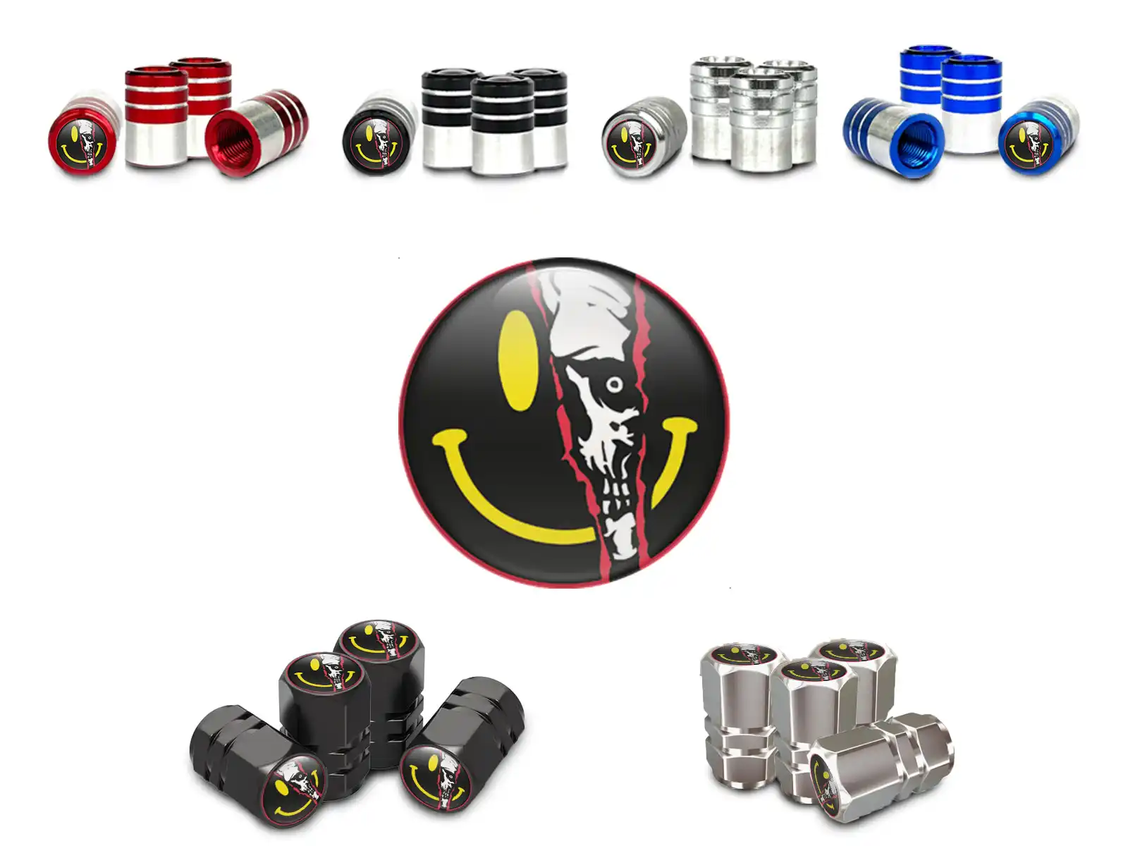 Tire Valve Caps Bicycle Alloy Edition